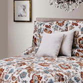 Lorenza Floral 5 Pcs Bedding Set Beige